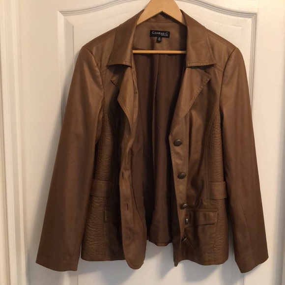 CONRAD C Faux-Leather Jacket - Picture 8 of 10